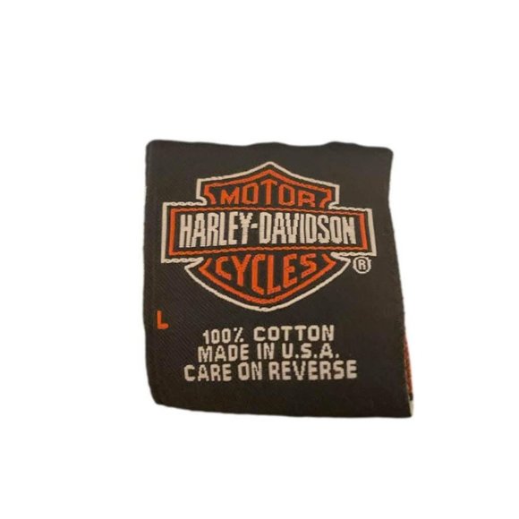 Harley-Davidson Women's Black V-Neck T-Shirt - Size L - Picture 3 of 3